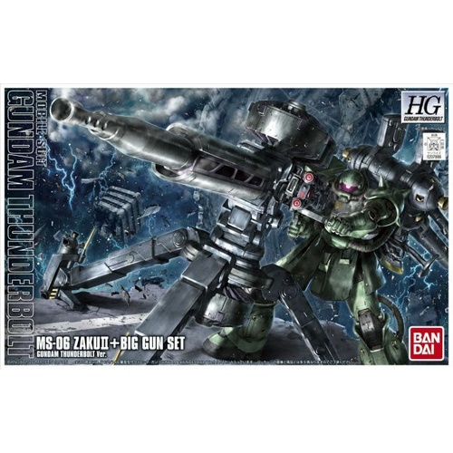 HG 1/144 Zaku II + Big Gun Set [Gundam Thunderbolt Ver.]