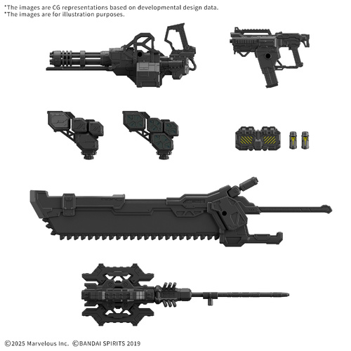 - PRE ORDER - 30MM Option Parts Set Daemon X Machina TS Weapon Set 01