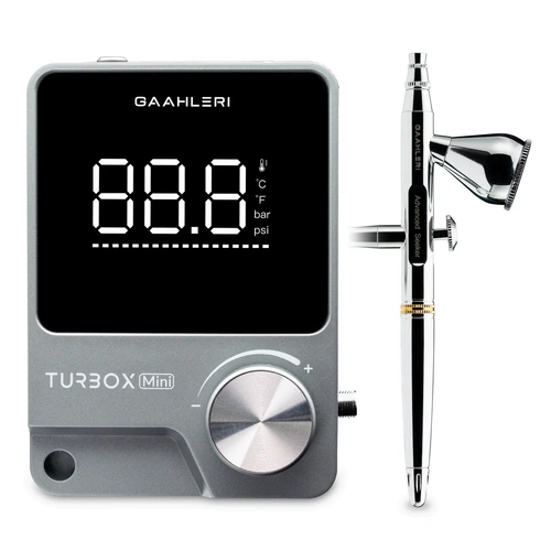 Gaahleri Turbo Mini w/ Seeker Airbrush & Compressor Set