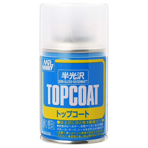 Mr Topcoat Semi Gloss Clear Spray