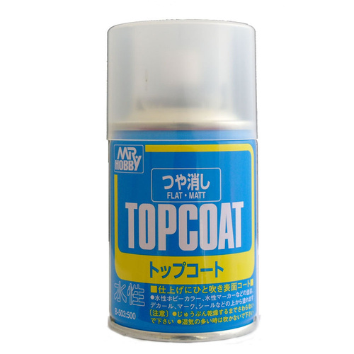 Mr Topcoat Flat Clear Spray