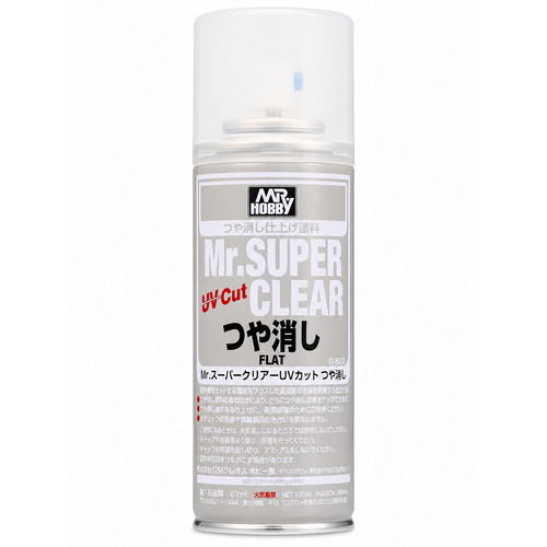 Mr Super Clear UV Cut Flat Spray