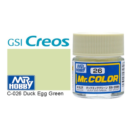 Mr Color Semi Gloss Duck Egg Green