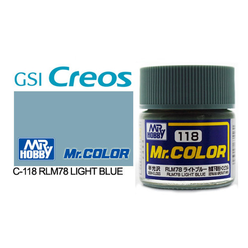 Mr Color Semi Gloss RLM78 Light Blue
