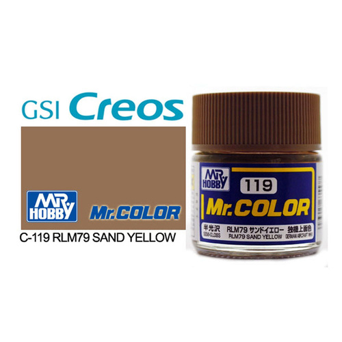 Mr Color Semi Gloss RLM76 Sand Yellow