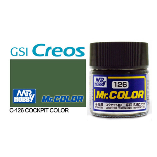 Mr Color Semi Gloss Cockpit Color (Mitsubishi)