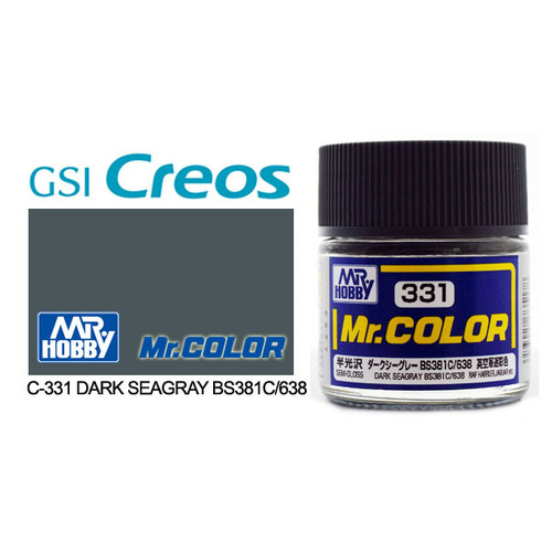 Mr Color Dark Sea Grey BS381/C638