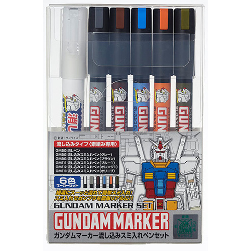 Gundam Pouring Ink Marker Set