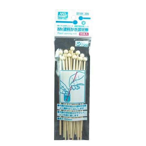 Mr Paint Stirring Rod 15 pcs