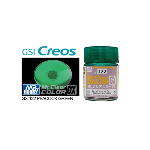Mr Clear Color GX Clear Peacock Green