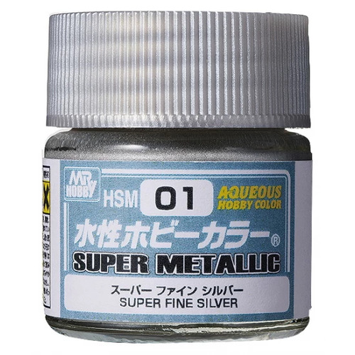 Mr Hobby Aqueous Super Fine Silver
