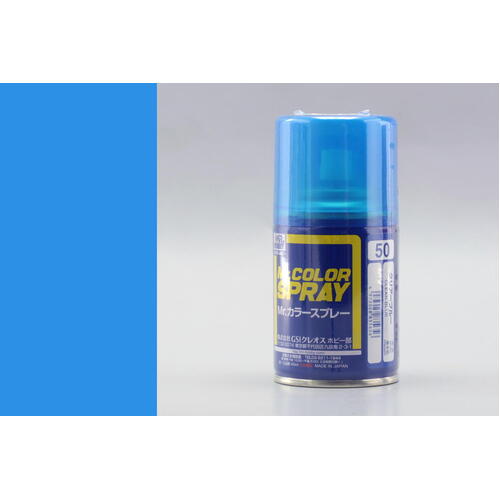 Mr Color Spray Gloss Clear Blue