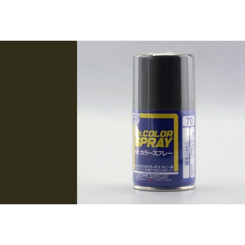 Mr Color Spray Flat Dark Green