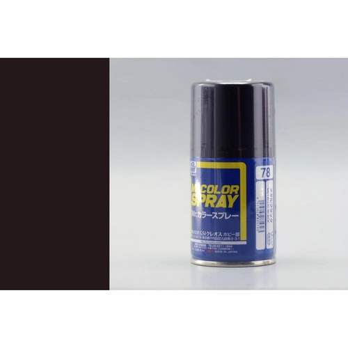 Mr Color Spray Metallic Gloss Black