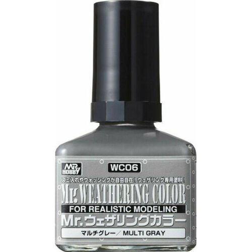 Mr Weathering Color Filter Liquid Multi Gray