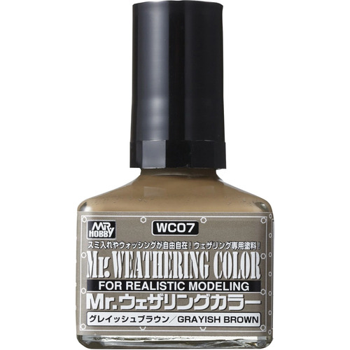 Mr Hobby Weathering Filter Liquid Greyish Brown 
