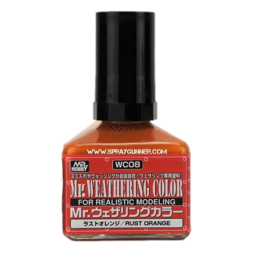 Mr Weathering Color Filter Liquid Rust Orange