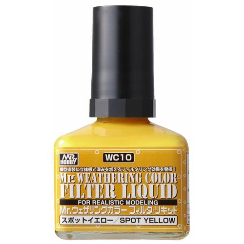 Mr Weathering Color Filter Liquid Spot Yellow