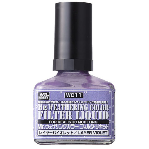 Mr Hobby Weathering Filter Liquid Violet WC11