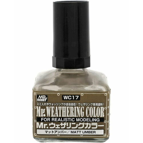 Mr Weathering Color Filter Liquid Matt Umber