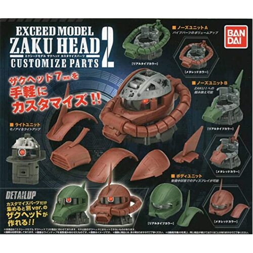 Bandai Zaku Head 2 - Exceed Model