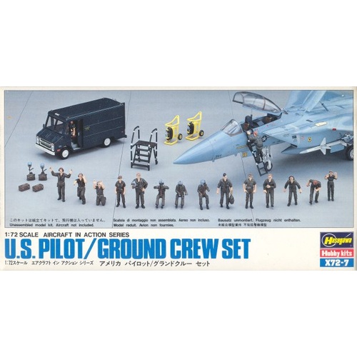 Hasegawa 1/72 U.S. Pilot/ Ground Crew Set