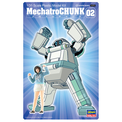 1/35 Mechatro Chunk 02 "Grayish Mint`+Support Girl"