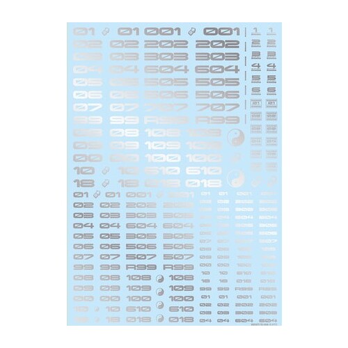 HIQ - TR Decals 3 Silver