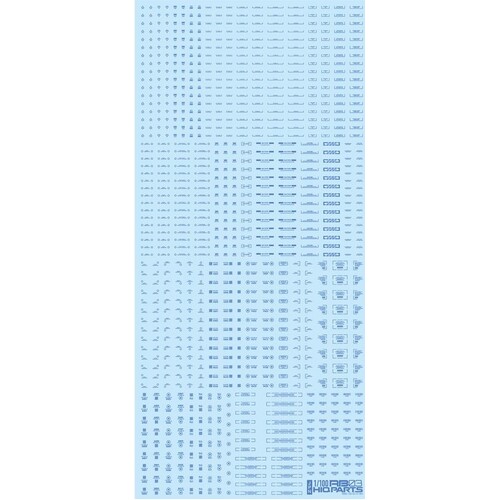 HIQ - 1/100 RB03 Caution Decals Blue