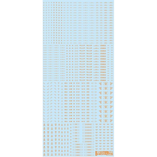 HIQ - 1/100 RB03 Caution Decals Orange