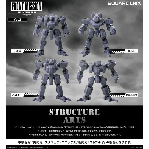 Kotobukiya 1/72 Front Mission Structure Arts Vol.2 (All 4 Sets)