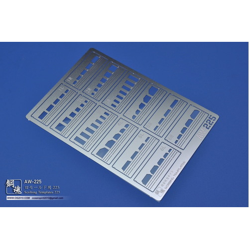 Madworks Scribing Template with Fold Lines 225