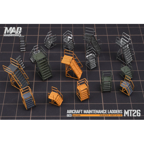 Madworks 1/144 MT-26 Aircraft Maintenance Ladders Photo-Etched