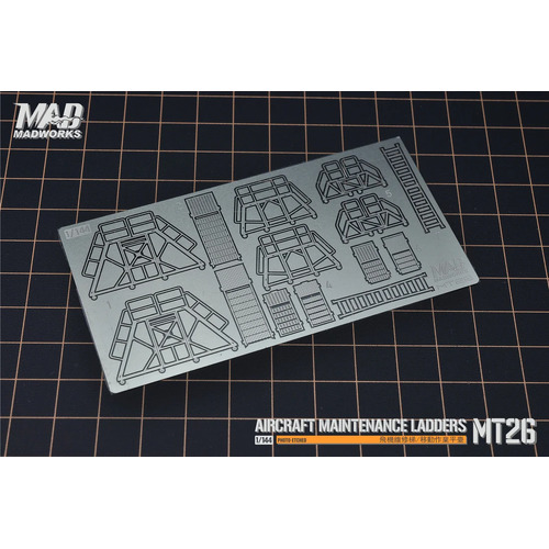 Madworks 1/144 MT-26 Aircraft Maintenance Ladders Photo-Etched
