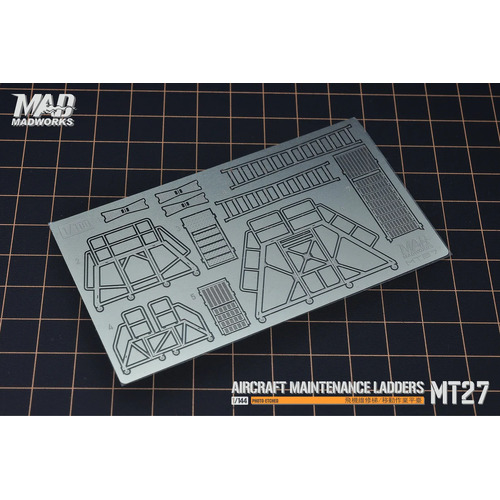 Madworks 1/100 MT-27 Aircraft Maintenance Ladders Photo-Etched 