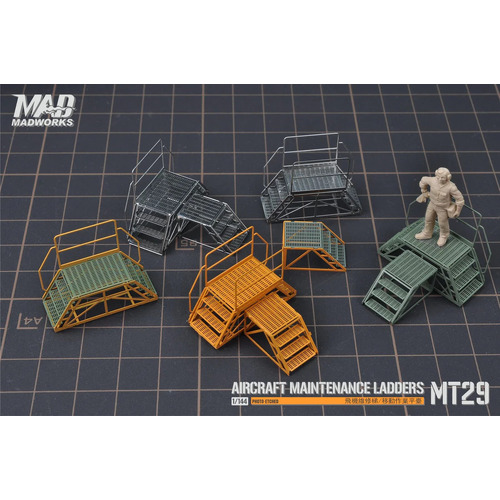 Madworks 1/72 MT-29 Aircraft Maintenance Ladders Photo-Etched Type 2