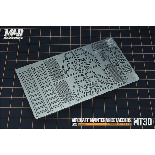 Madworks 1/72 MT-30 Aircraft Maintenance Ladders Photo-Etched Type 3
