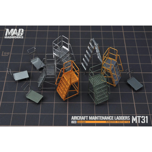 Madworks 1/72 MT-31 Aircraft Maintenance Ladders Photo-Etched Type 4