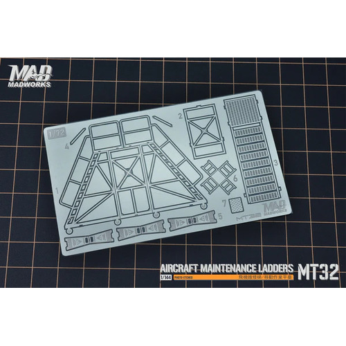 Madworks 1/72 MT-32 Aircraft Maintenance Ladders Photo-Etched Type 5