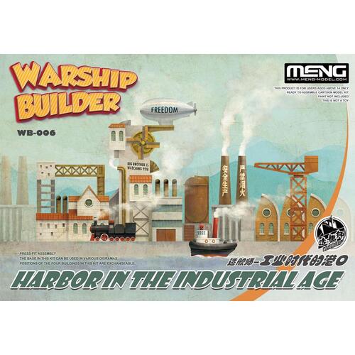 MENG - Cartoon Ships Industrial Harbor 