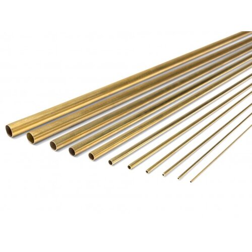 Brass Tubing 1.6mm Diameter x 200mm 5pcs