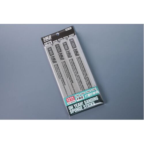 Madworks "Oh Yeah!" Sanding Sponge Sticks - Assorted