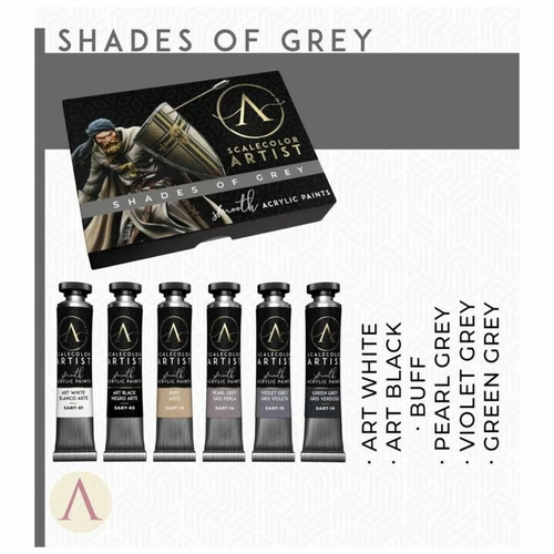 Scale 75 Scalecolor Artist Shades of Grey Paint Set