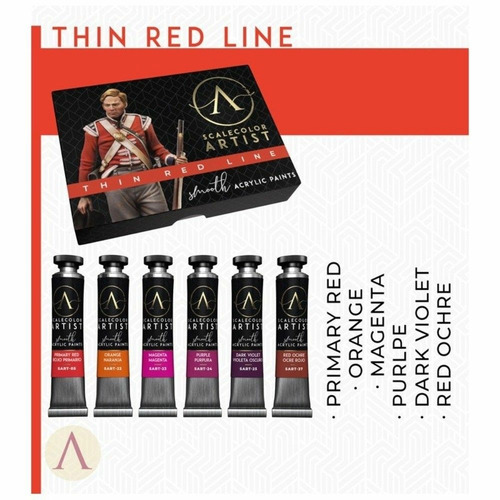 Scale 75 Scalecolor Artist Thin Red Line Paint Set
