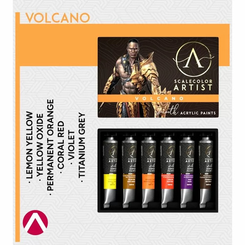 Scale 75 Scalecolor Artist Volcano Paint Set
