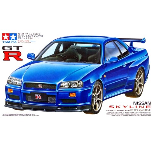 Tamiya 1/24 Nissan Skyline GT-R V Spec (R34)