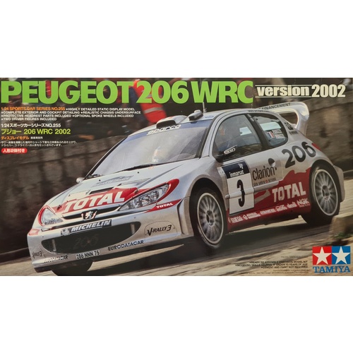 Tamiya 1/24 Peugeot 206 WRC Ver. 2002