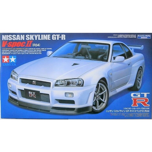 Tamiya 1/24 Nissan Skyline GT-R V-Spec II (R34)