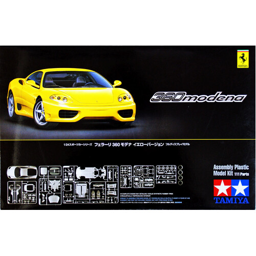 Tamiya 1/24 Ferrari 360 Modena Yellow