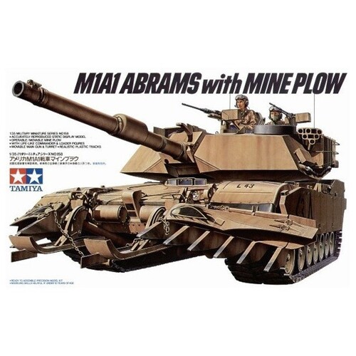 Tamiya 1/35  U.S M1A1 Abrams w/ Mine Plow